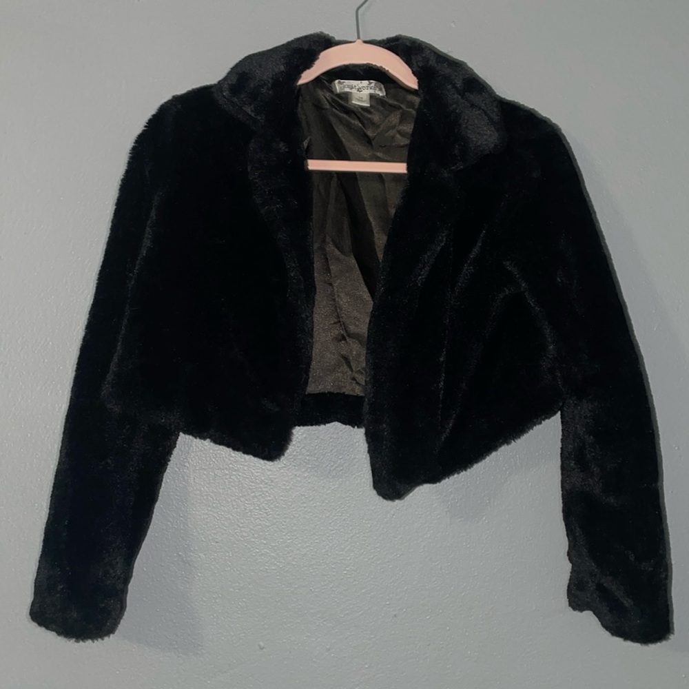 Knitworks Fluffy Black Jacket 🖤